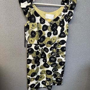 Anthropologie Leifsdottir silk floral mini dress like new condition size 4